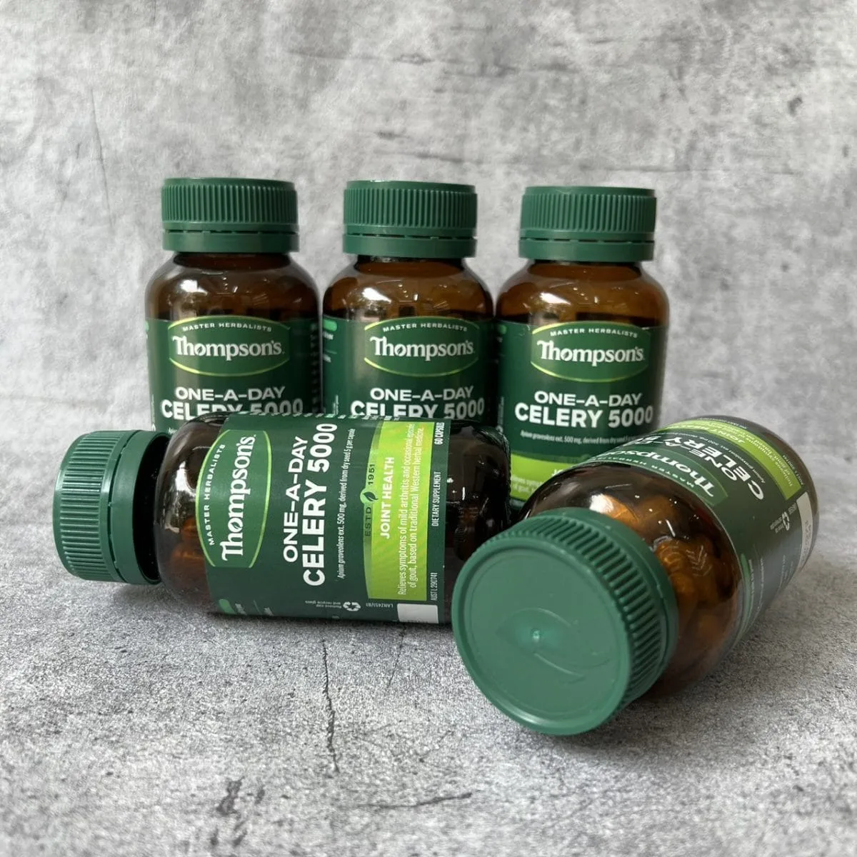 Viên uống hỗ trợ Gout Thompsons Celery 5000mg của úc chính hãng