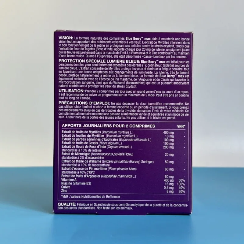 Viên Uống Khỏe Mắt Lão New Nordic Blue Berry Strong