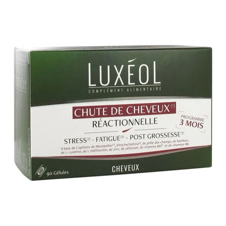 Viên Uống Luxéol Reactive Hair Loss 90 Viên nội địa pháp