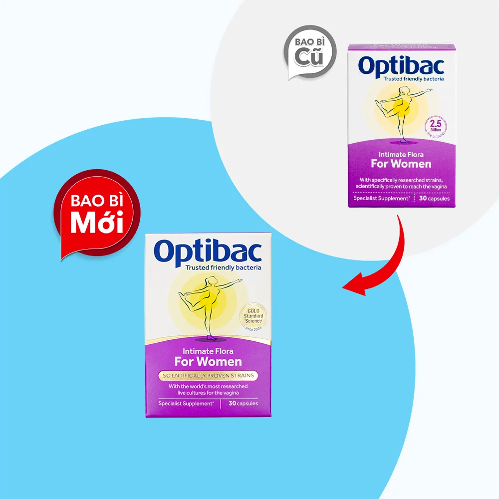 Viên Uống Bổ Sung Men Vi Sinh Optibac For Women Mẫu Mới