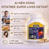 Viên Uống Thải Độc Gan Vitatree Super Liver Detox 38,000mg Hàm Lượng Cao Cách Dùng