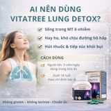 Viên Uống Thải Độc Phổi Vitatree Lung Detox Hỗ Trợ Hệ Hô Hấp Cách Dùng