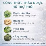 Viên Uống Thải Độc Phổi Vitatree Lung Detox Hỗ Trợ Hệ Hô Hấp Thành Phần
