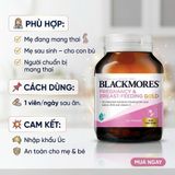 Viên Uống Tổng Hợp Cho Mẹ Bầu Blackmores Pregnancy & Breast-Feeding Gold Phù Hợp Với