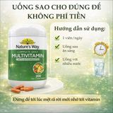 Viên Uống Vitamin Tổng Hợp Nature's Way Complete Daily Multivitamin Cách Dùng
