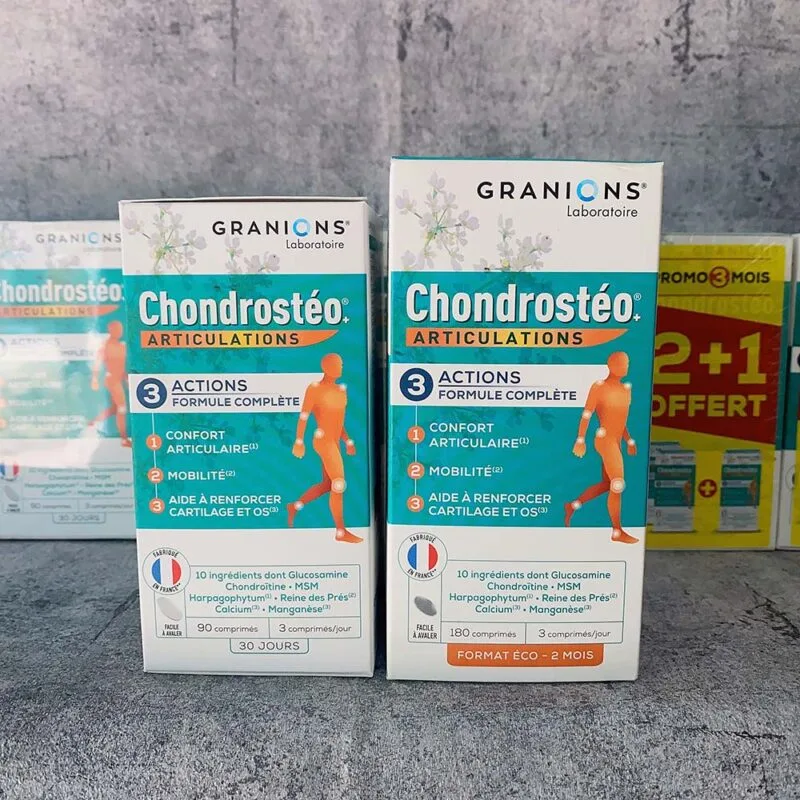 Viên Uống Xương Khớp Granions Chondrosteo Articulations Actions 180 Viên