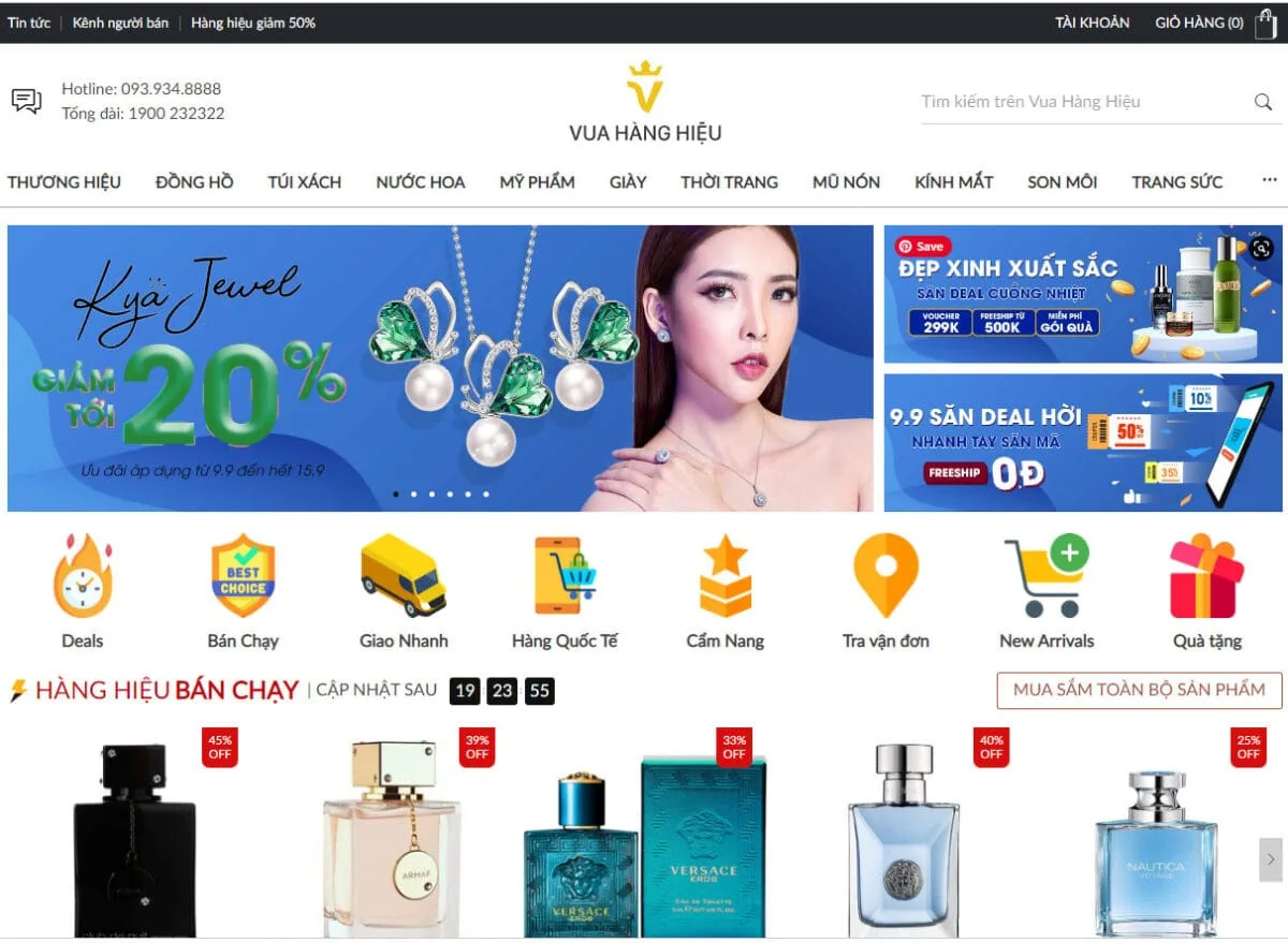 Trang web nước hoa uy tín