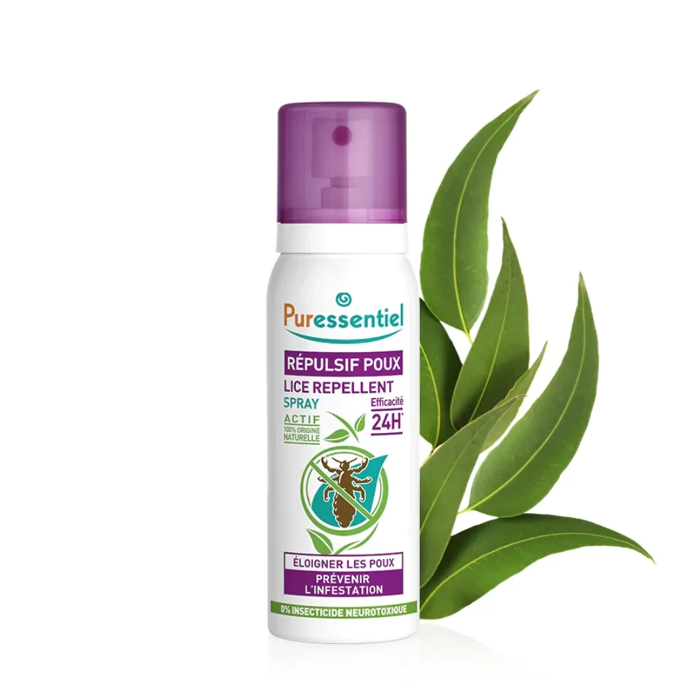 Xịt chống chấy Puressentiel Répulsif Poux 75ml Khuynh Diệp