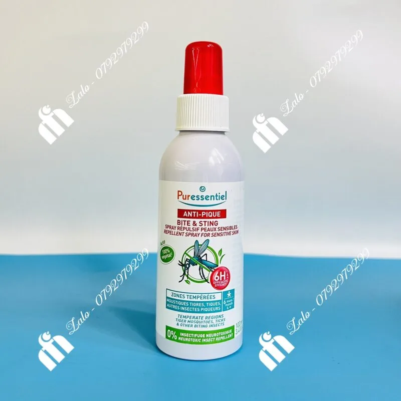 Xịt Chống Muỗi Da Nhạy Cảm Puressentiel 100ml
