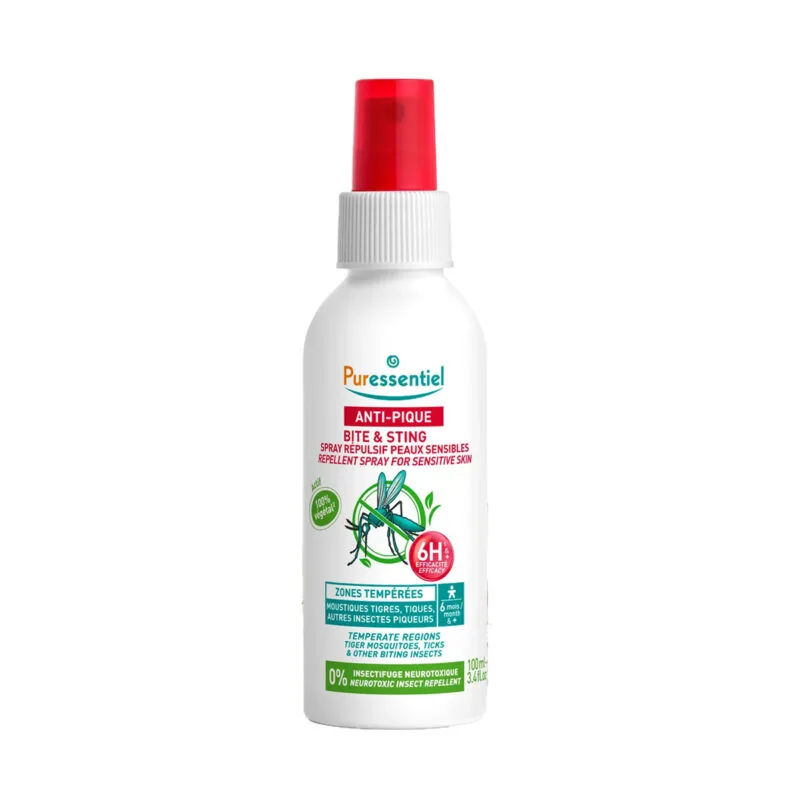 Xịt Chống Muỗi Da Nhạy Cảm Puressentiel 100ml