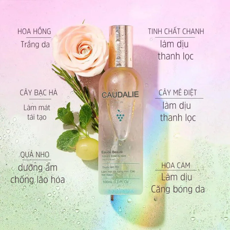 Xịt Dưỡng Da Caudalie Beauty Elixir 100ml