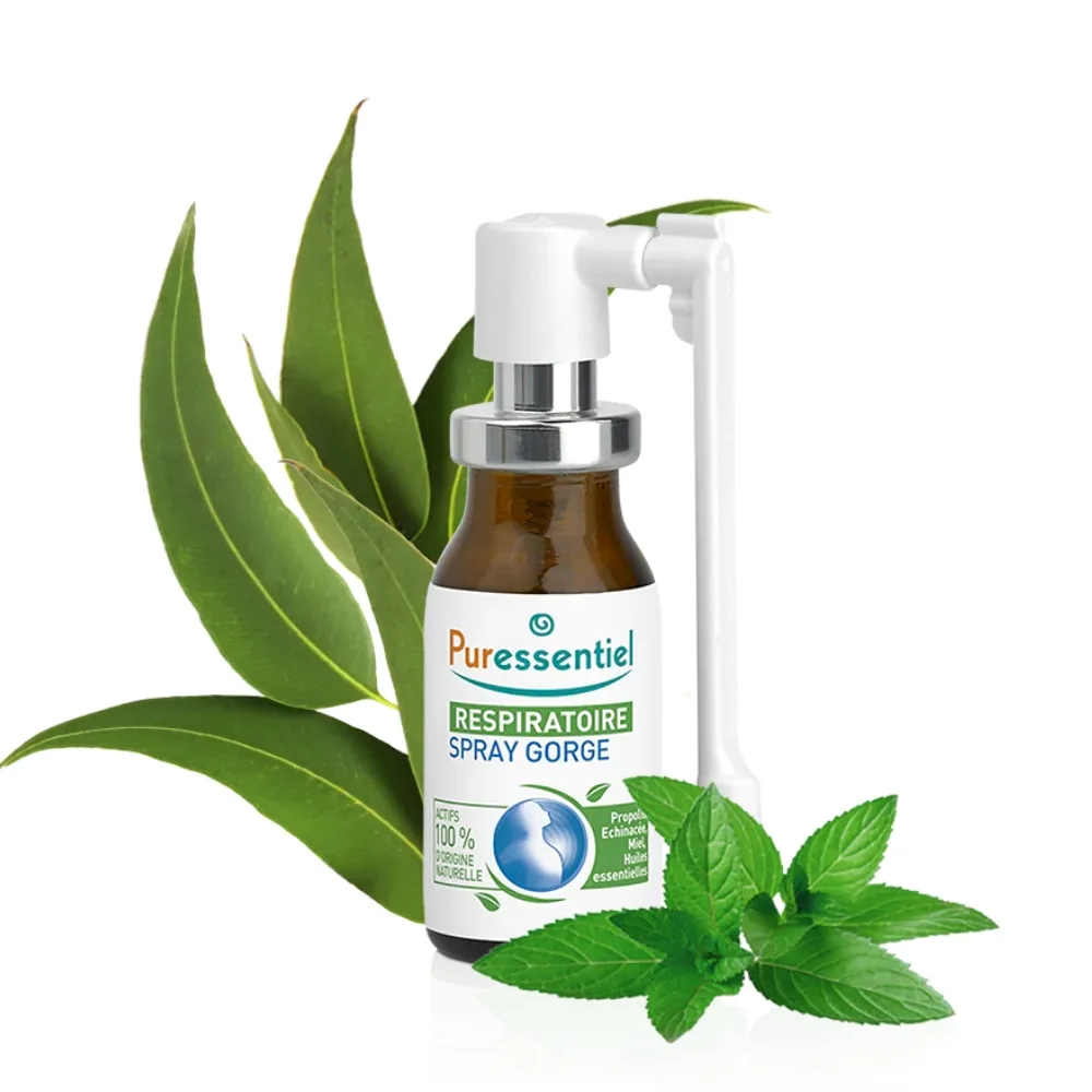 Xịt Họng Puressentiel Respiratory Gorge 15ml Tác Động Tức Thì