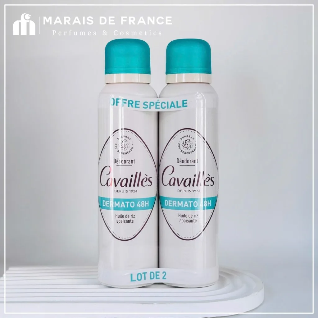 Xịt Khử Mùi Roge Cavailles Deodorant Dermato 48h Spray