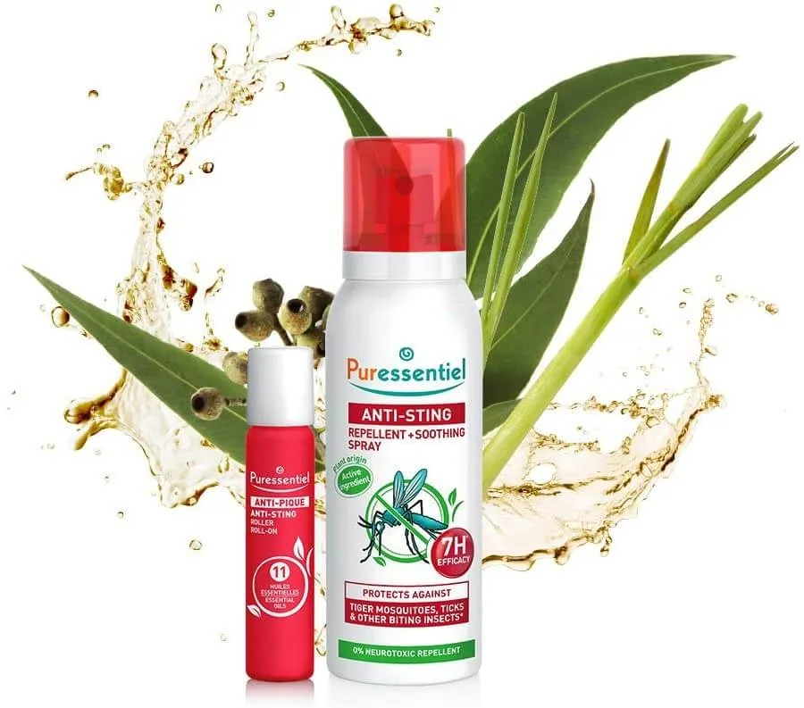 Xịt muỗi Puressentiel Anti-Sting Repellent Soothing Spray 7H 75ml hàng nội địa pháp chính hãng