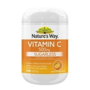 Nature's Way Vitamin C 500mg Sugarless