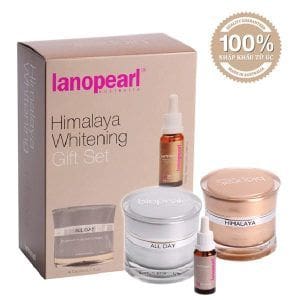Bộ Sản Phẩm Trị Nám Làm Trắng Cao Cấp Lanopearl Himalaya Whitening Gift Set