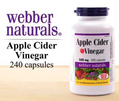 1. Viên Uống Giảm Cân  Apple Cider Vinegar Webber Naturals: