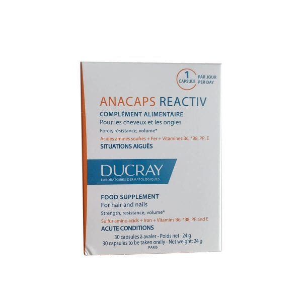 Viên Uống Bổ Tóc Ducray Anacaps Reactiv 90 Viên