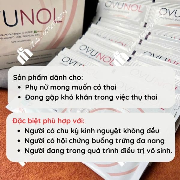 Ovunol fertilité sachets