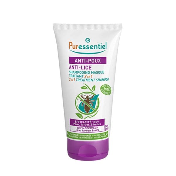 Mặt nạ dầu gội trị chấy Puressentiel