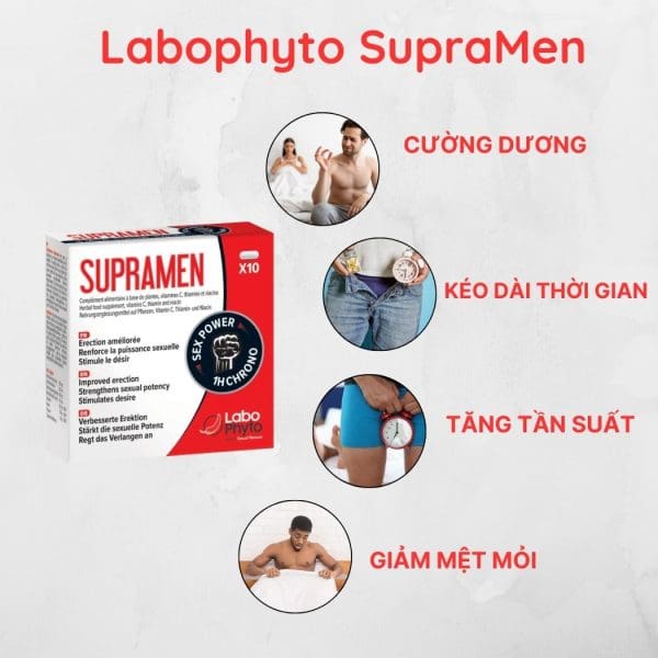 Công dụng của viên uống cải thiện sinh lý Labophyto SupraMen